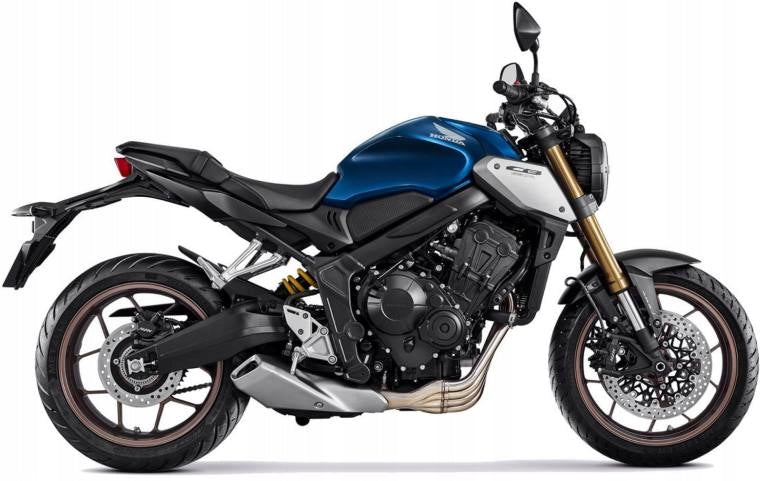 Naklejki na motocykl Honda Cb 650 R 2019-2023 Niebieski Pb417 - Juula