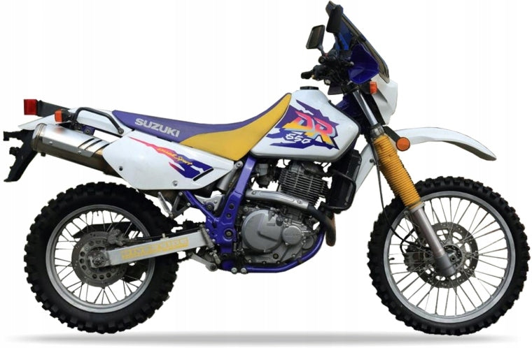 NAKLEJKI JUULA DO SUZUKI DR 650 SE 1997 BIAŁY 2 30H PURPUROWY Z16