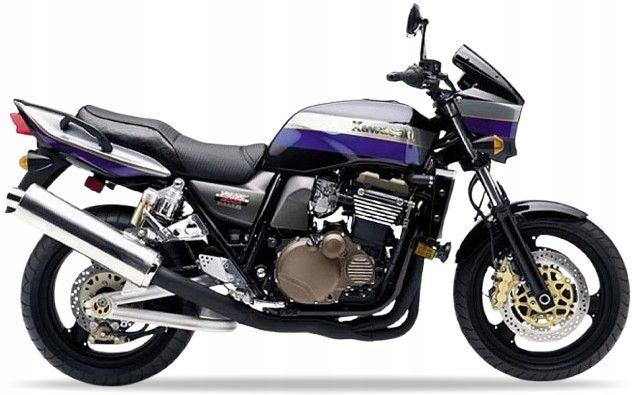 NAKLEJKI JUULA DO KAWASAKI ZRX 1200 R 2001 CZARNY NIEBIESKI PURPUROWY