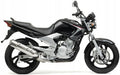 NAKLEJKI NA MOTOCYKL JUULA DO YAMAHA YBR 250 2007-2009 CZARNY X SMX