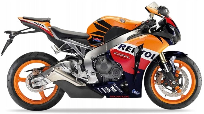 NAKLEJKI JUULA DO HONDA CBR 1000 RR 2008-2009 REPSOL POMARAŃCZOWY NIEBIESKI