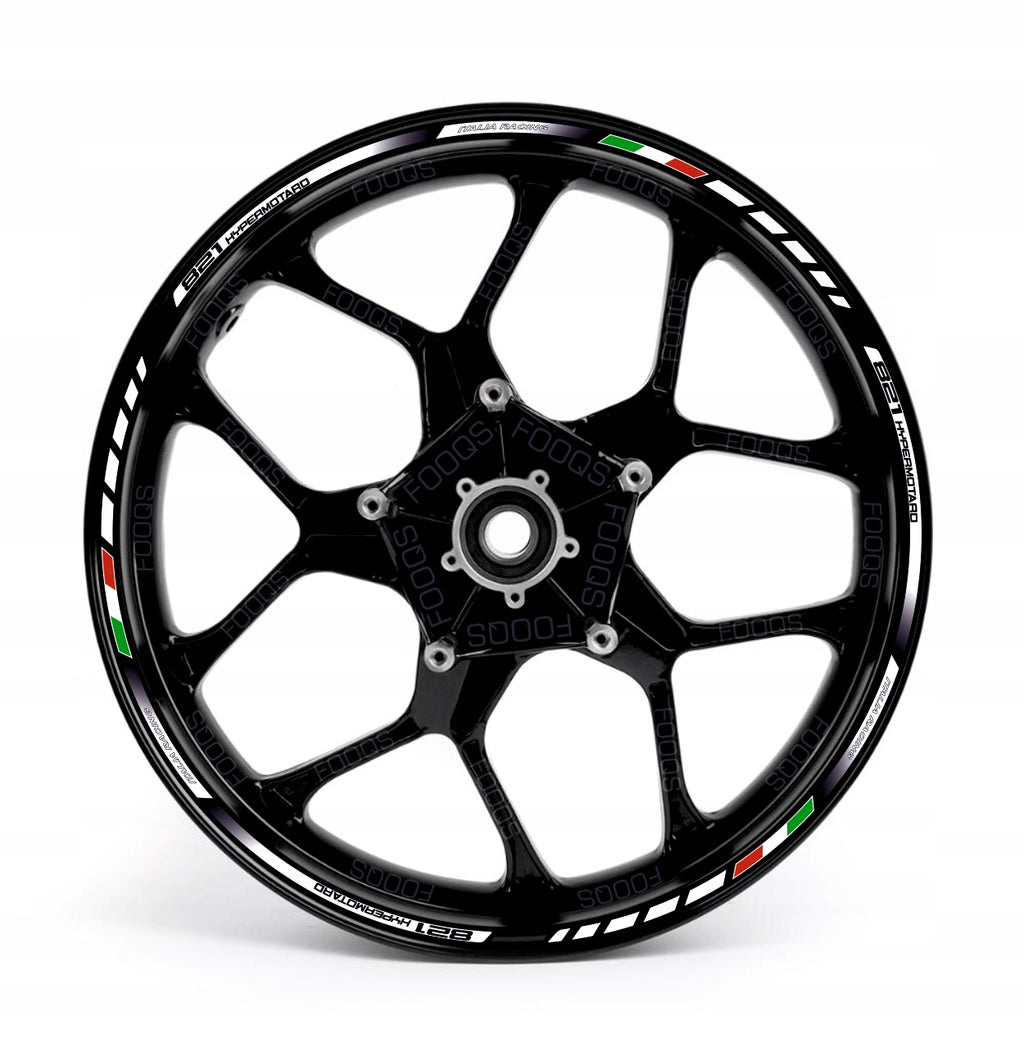 NAKLEJKI NA FELGI JUULA DO DUCATI HYPERMOTARD -821
