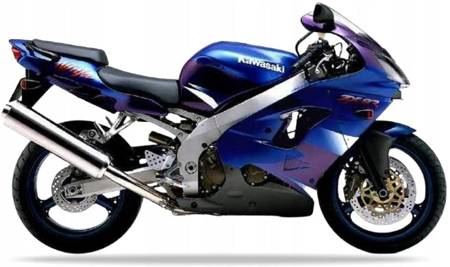 NAKLEJKI NA MOTOCYKL JUULA DO KAWASAKI ZX 9R 2000 NIEBIESKI E1