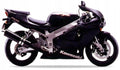 NAKLEJKI NA MOTOCYKL JUULA DO KAWASAKI ZX 7R 1996-1997 CZARNY H8