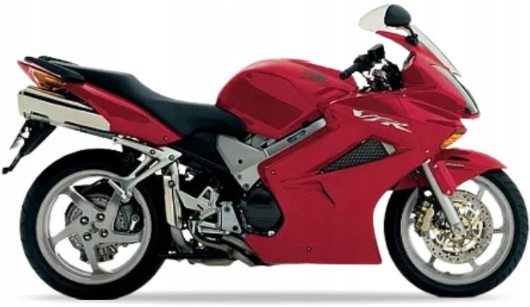 NAKLEJKI JUULA NA MOTOCYKL DO HONDA VFR 800 V-TEC 2004-2005 CZERWONY R258