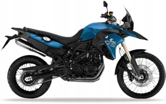 NAKLEJKI NA MOTOCYKL JUULA DO BMW F 800 GS 2013-2014 NIEBIESKI YNA1