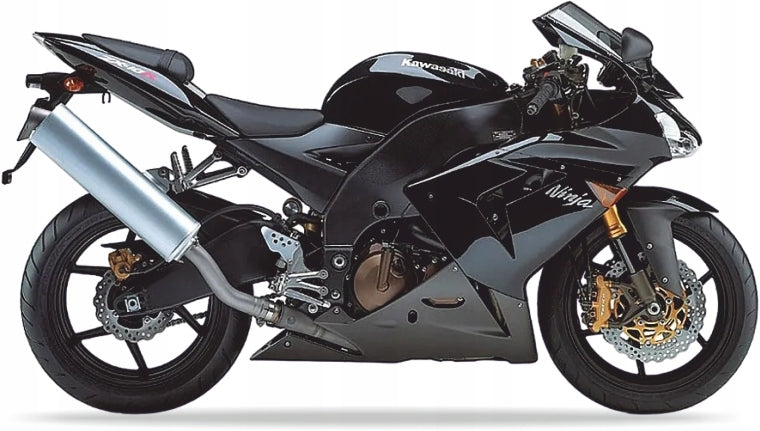 NAKLEJKI JUULA NA MOTOCYKL DO KAWASAKI ZX 10R 2005 CZARNY 660