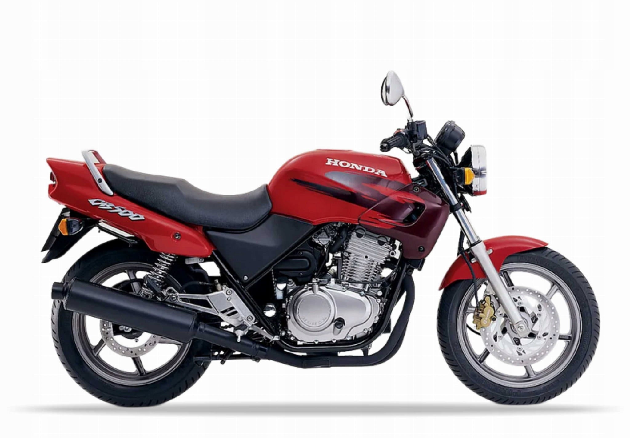 NAKLEJKI NA MOTOCYKL JUULA DO HONDA CB 500 1998-1999 CZERWONY R218M