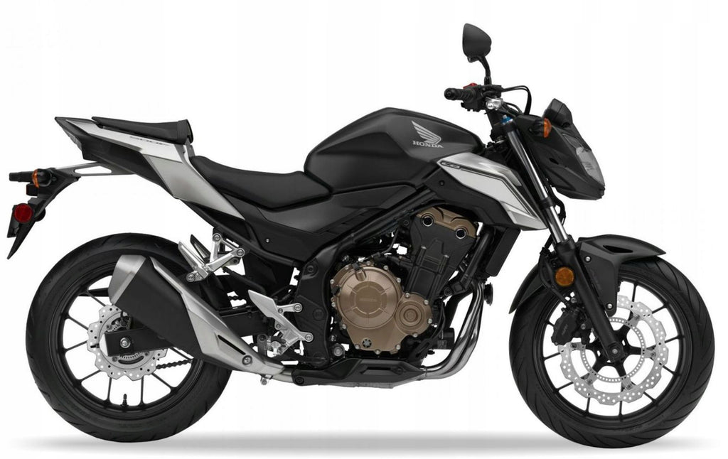 Naklejki na motocykl Honda Cb 500 F 2016-2018 Czarno-Srebrny - Juula