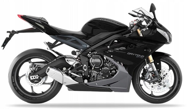 NAKLEJKI NA MOTOCYKL JUULA DO TRIUMPH DAYTONA 675 2013-2014 PHANTOM CZARNA PERŁA