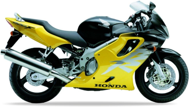 NAKLEJKI JUULA NA MOTOCYKL DO HONDA CBR 600 F 2000 CZARNY NH1Y ŻÓŁTY