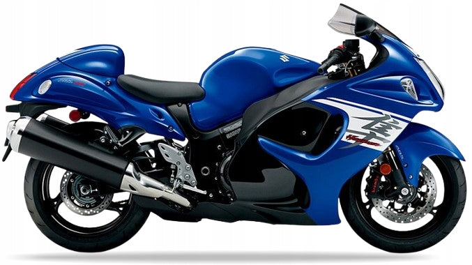 NAKLEJKI NA MOTOCYKL JUULA DO SUZUKI GSX 1300 R HAYABUSA 2017 BBD NIEBIESKI CZARNY YVB