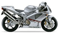 NAKLEJKI JUULA NA MOTOCYKL DO HONDA VTR 1000 SP-1 2000-2001 SREBRNY NH146