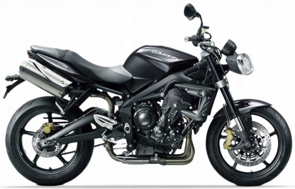 NAKLEJKI NA MOTOCYKL JUULA DO TRIUMPH STREET TRIPLE 675 R 2012 CZARNY