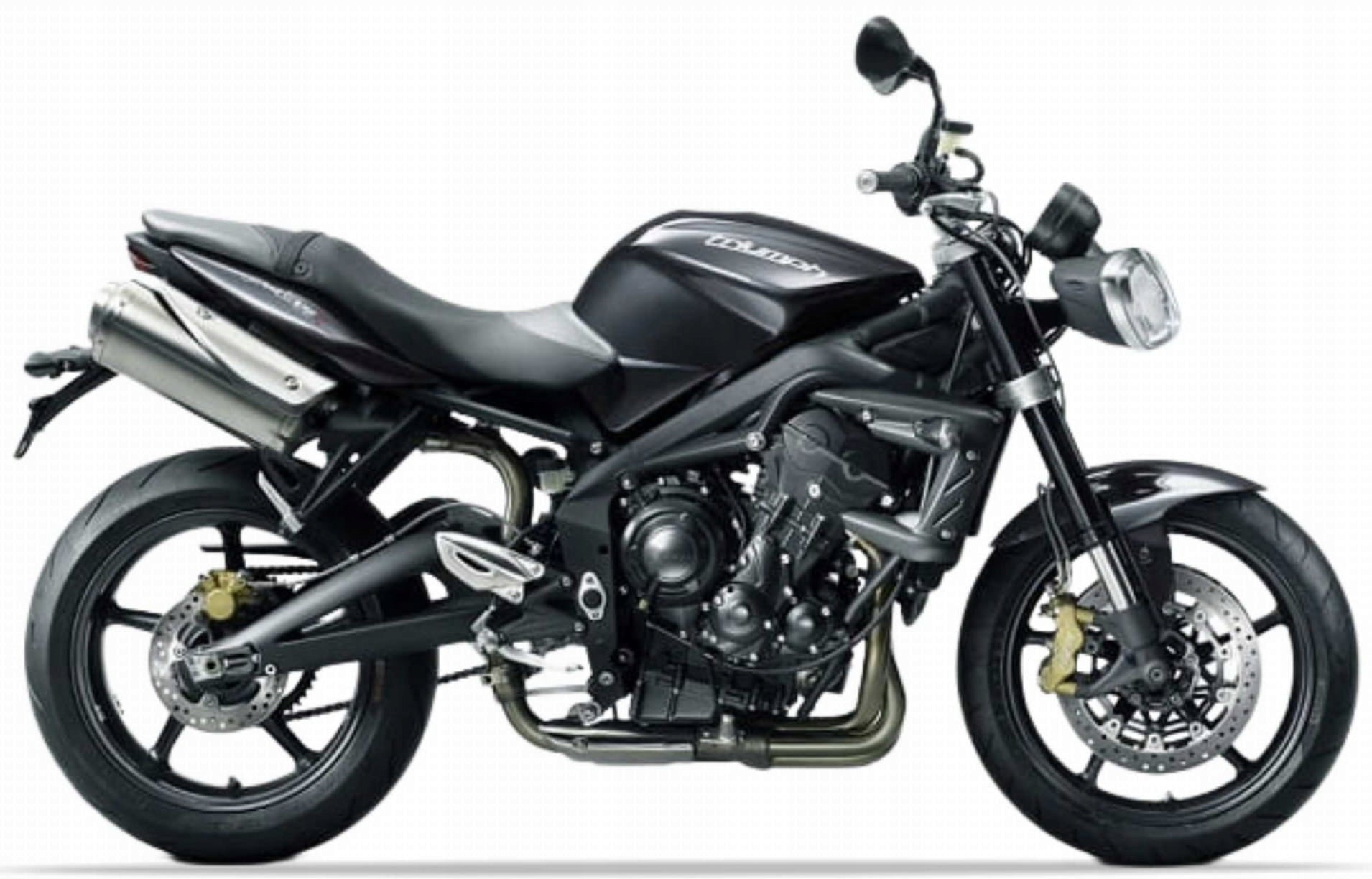 NAKLEJKI NA MOTOCYKL JUULA DO TRIUMPH STREET TRIPLE 675 R 2012 CZARNY