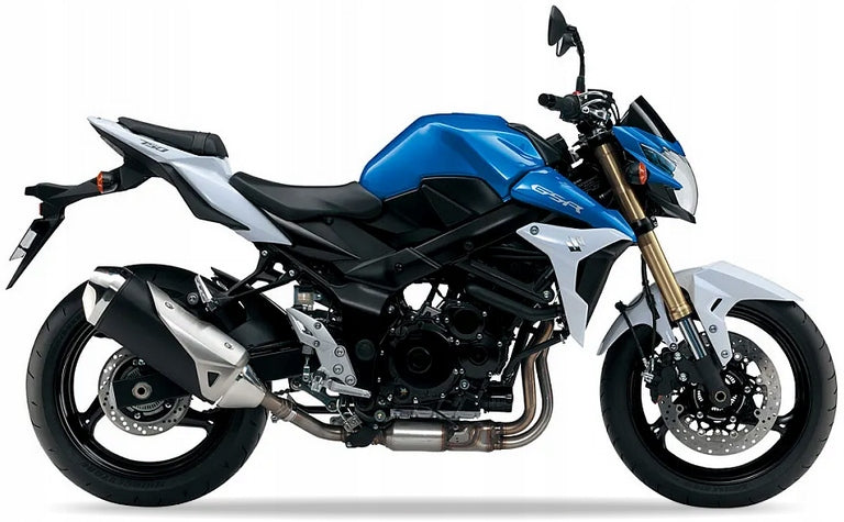 NAKLEJKI NA MOTOCYKL JUULA DO SUZUKI GSR 750 2011-2017 NIEBIESKO-BIAŁY YKV YWW