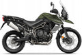NAKLEJKI NA MOTOCYKL JUULA DO TRIUMPH TIGER 800 XCX 2018-2020 CIEMNY ZIELONY MATT