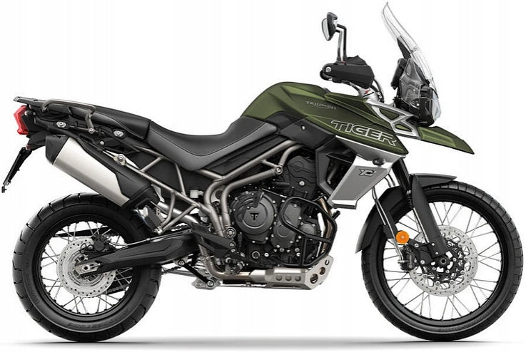NAKLEJKI NA MOTOCYKL JUULA DO TRIUMPH TIGER 800 XCX 2018-2020 CIEMNY ZIELONY MATT