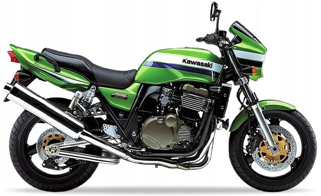 NAKLEJKI NA MOTOCYKL JUULA DO KAWASAKI ZRX 1200 R 2005 ZIELONY SREBRNY