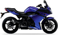 NAKLEJKI NA MOTOCYKL JUULA DO YAMAHA XJ-6 DIVERSION F 2010-2011 NIEBIESKI