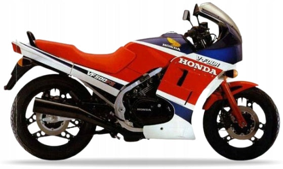 Naklejki na motocykl Honda Vf 500 F2 1984 Shasta Biały Nh138 - Juula