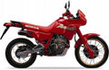 Naklejki na motocykl Honda Nx 650 Dominator 1988-1989 Czerwony R134 - Juula