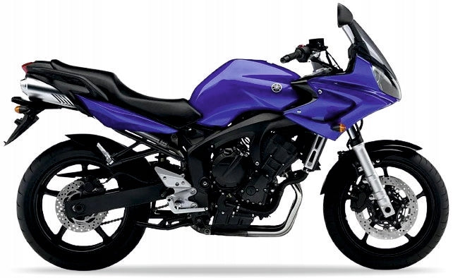 NAKLEJKI NA MOTOCYKL JUULA DO YAMAHA FZ6 S FAZER 2006 PURPUROWO NIEBIESKI DPBMC