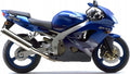 NAKLEJKI NA MOTOCYKL JUULA DO KAWASAKI ZX 9R 1999 NIEBIESKI E1