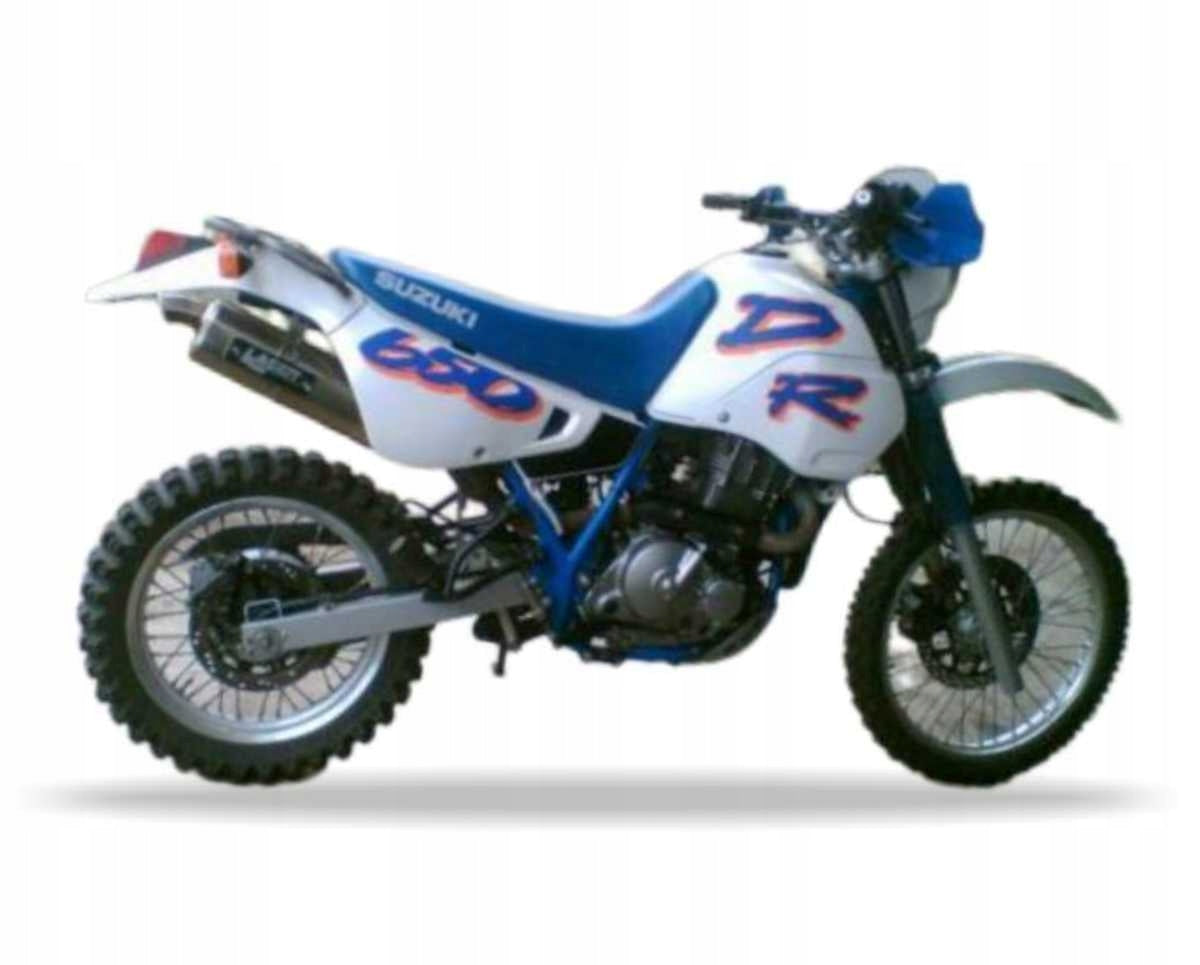 NAKLEJKI NA MOTOCYKL JUULA DO SUZUKI DR 650 R 1993 BIAŁY 28X