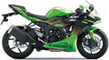 NAKLEJKI NA MOTOCYKL JUULA DO KAWASAKI ZX 6R 2024 LIMONKOWO ZIELONY