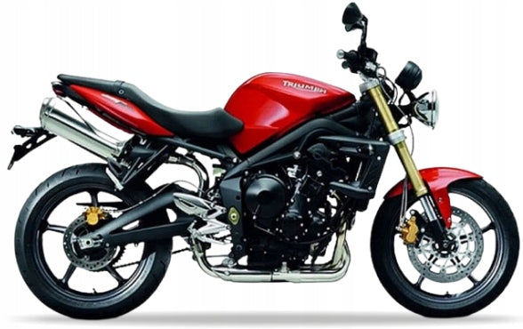 NAKLEJKI NA MOTOCYKL JUULA DO TRIUMPH STREET TRIPLE 675 2010 TORNADO CZERWONY
