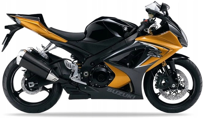 JUUL MOTORCYCLE STICKERS FOR SUZUKI GSX-R 1000 2008 BLACK 019 GOLD YMG 
