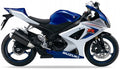 NAKLEJKI NA MOTOCYKL JUULA DO SUZUKI GSX-R 1000 2008 NIEBIESKI YKY BIAŁY