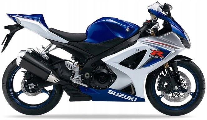 JUULA MOTORCYCLE DECALS FOR SUZUKI GSX-R 1000 2008 BLUE YKY WHITE 