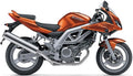 NAKLEJKI NA MOTOCYKL JUULA DO SUZUKI SV 650 S 2003 POMARAŃCZOWY YAV