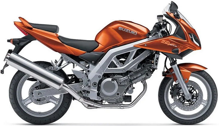 NAKLEJKI NA MOTOCYKL JUULA DO SUZUKI SV 650 S 2003 POMARAŃCZOWY YAV