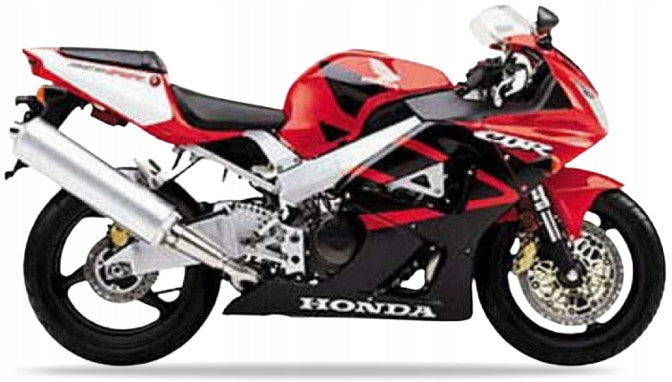 Naklejki na motocykl Honda Cbr 929 Rr 2001 Czerwony R258 - Juula