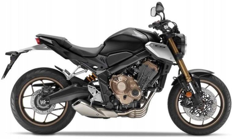 Naklejki na motocykl Honda Cb 650 R 2019-2023 Czarny Nhb01 - Juula