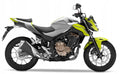Naklejki na motocykl Honda Cb 500 F 2016-2018 Srebrno-Żółty - Juula