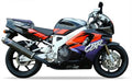 Naklejki na motocykl Honda Cbr 900 Rr 1993 Czarno-Czerwony Fluo Nh1E - Juula