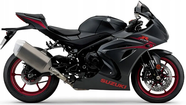 NAKLEJKI NA MOTOCYKL JUULA DO SUZUKI GSX-R 1000 2017 MAT CZARNY YKV CZARNY YVB