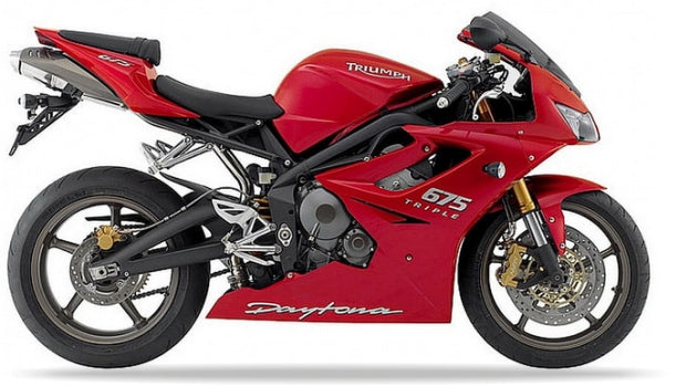NAKLEJKI NA MOTOCYKL JUULA DO TRIUMPH DAYTONA 675 2008-2009 TORNADO CZERWONY