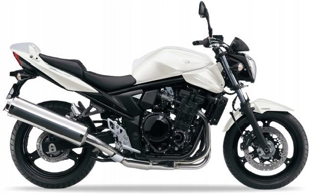 NAKLEJKI NA MOTOCYKL JUULA DO SUZUKI GSF 650 N BANDIT 2010-2016 BIAŁY