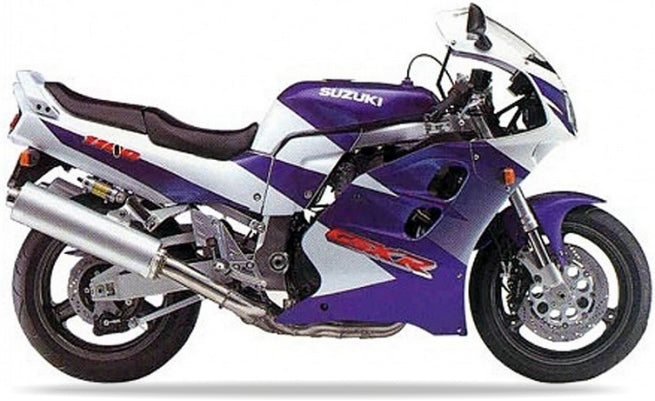 NAKLEJKI NA MOTOCYKL JUULA DO SUZUKI GSX-R 1100 1997 E9P NIEBIESKI BIAŁY
