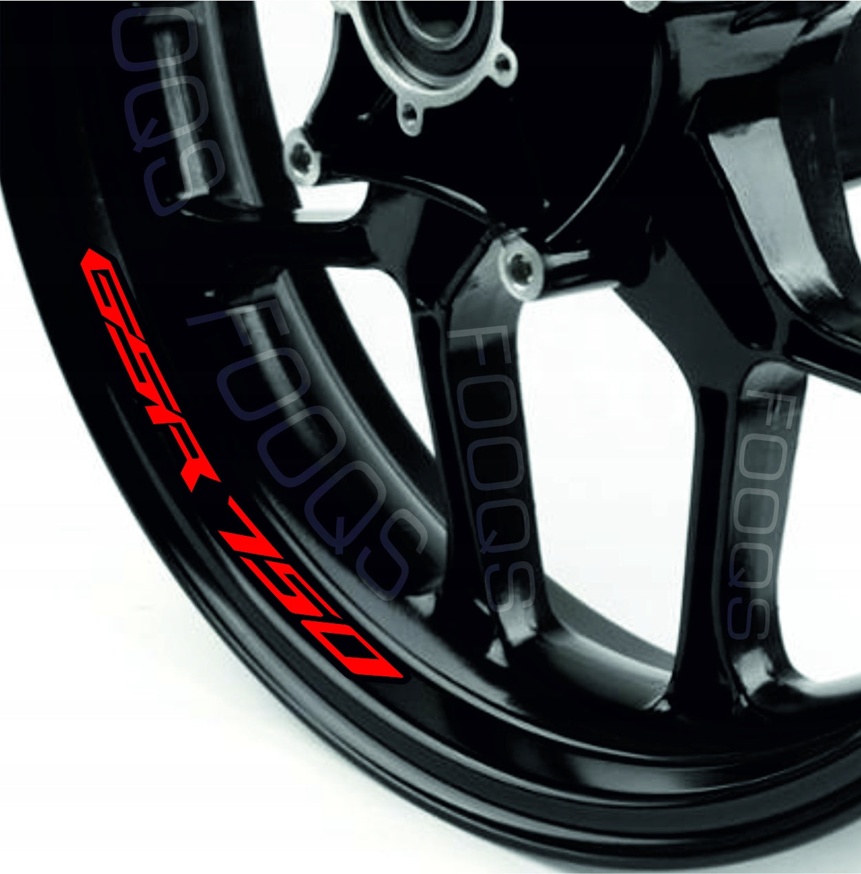 NAKLEJKI NA FELGI JUULA DO SUZUKI GSR 750