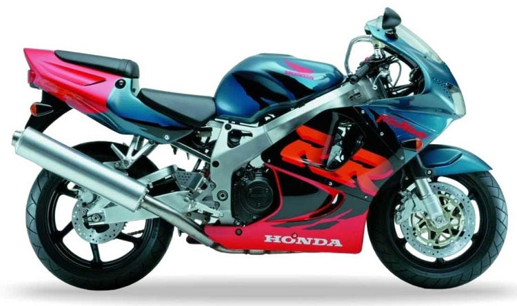 Naklejki na motocykl Honda Cbr 900 Rr 1999 Czerwono-Niebieski B154B - Juula