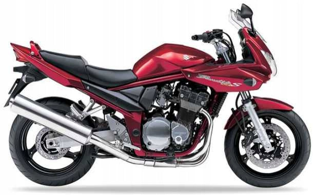 NAKLEJKI JUULA NA MOTOCYKL DO SUZUKI GSF 1200 S BANDIT 2006 CZERWONY YHL