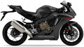 Naklejki na motocykl Honda Cbr 1000 Rr Fireblade 2019 Mat Czarny Nha86 - Juula