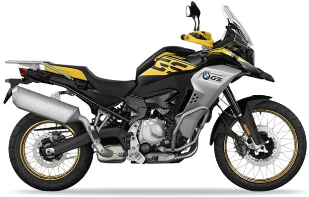 NAKLEJKI NA MOTOCYKL JUULA DO BMW F 850 GS ADVENTURE 2021 CZARNY STORM EDITION 40 YEARS