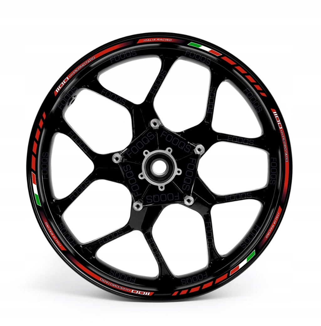 NAKLEJKI NA FELGI JUULA DO DUCATI HYPERMOTARD 1100